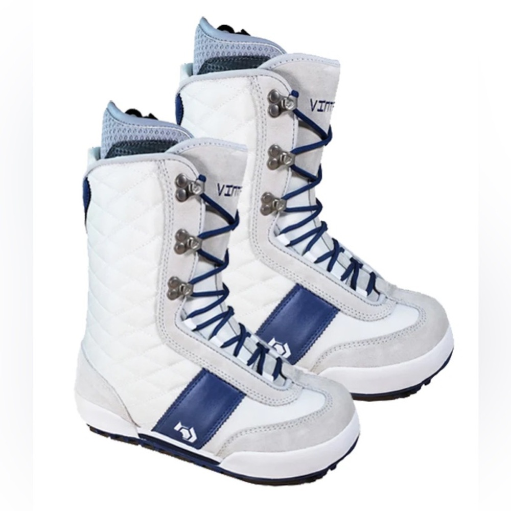 $250 Northwave Vintage Snowboard Blem Boots Grey Navy men kids 5-5.5 boy girl